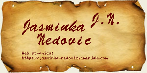 Jasminka Nedović vizit kartica
